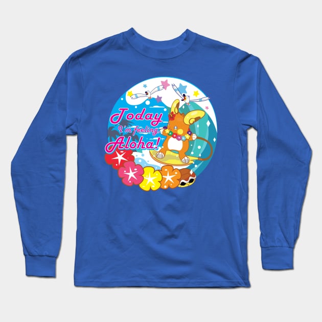 Today I'm feeling Aloha Long Sleeve T-Shirt by SwensonaDesigns